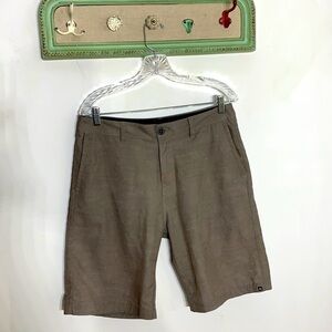 Quicksilver taupe men’s swim board short trunks 32